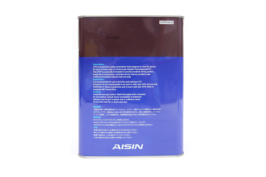 Nhớt Hộp Số Tự Động Aisin CFEx CVTFMulti  4 Lít CVTF004S/CVTFP04SB