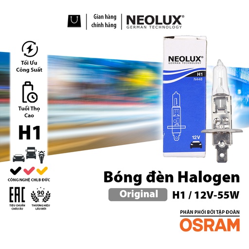 [BDNLXH112VN448] Bóng H1 N448 12V 55W P14.5S BR NEOLUX 