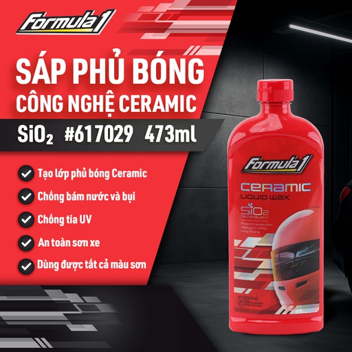 [TRF1617029] Đánh bóng sơn Ceramic dạng đậm đặc Formula 1 (473ml) # 617029