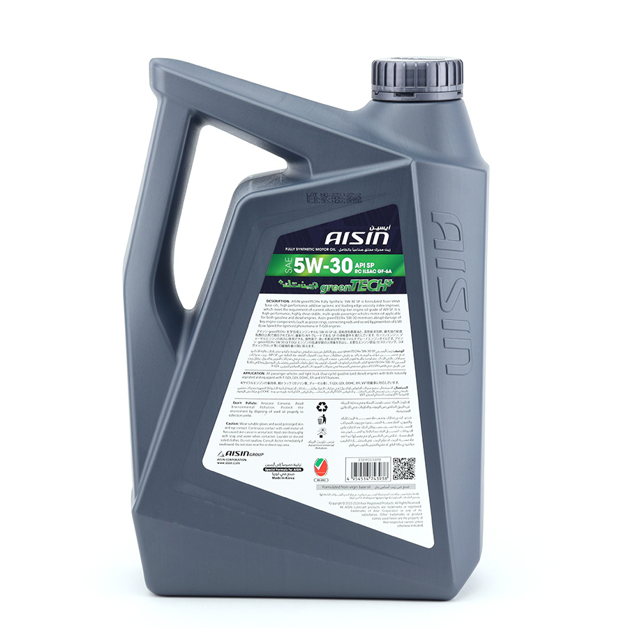 Nhớt Động Cơ Aisin 5W-30 SN/CF Fully Synthetic 4 Lít ESFNP0534P