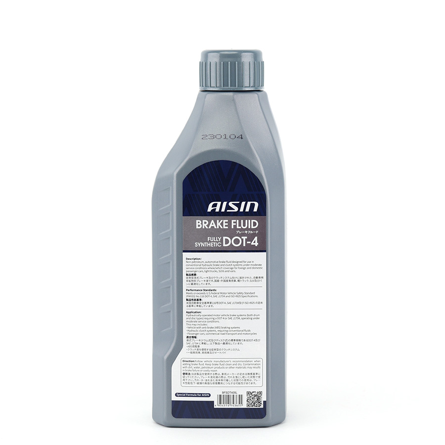 Dầu thắng Aisin DOT 4 0.5 Lít BFSDT405L