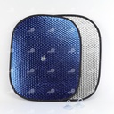 Che nắng xốp tròn nhỏ CIND (màu bạc/Lam) CD-C044 36*44CM 1SET/2PCS 