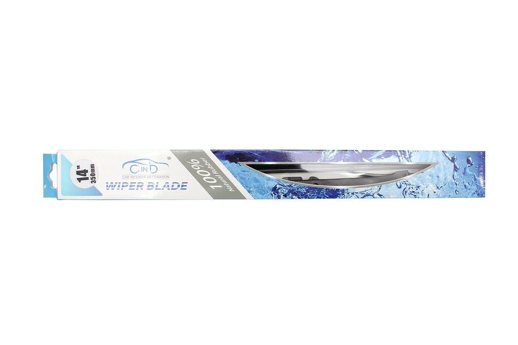 Gạt mưa gọng sắt CIND #406 14" hộp màu