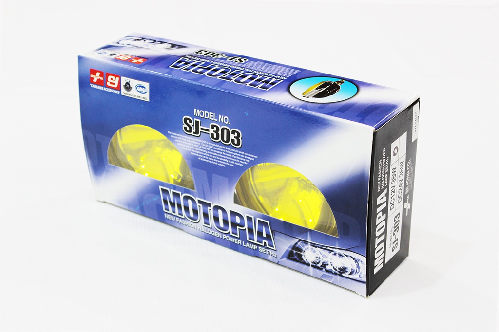 Đèn sương mù lớn viền xi HQ SJ303 (vàng)