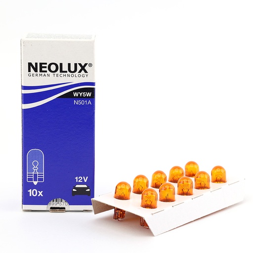 [BDNLXT1012VN501A] Bóng gim nhỏ T10 (W5W) VÀNG 12V 5W N501A Hiệu NEOLUX